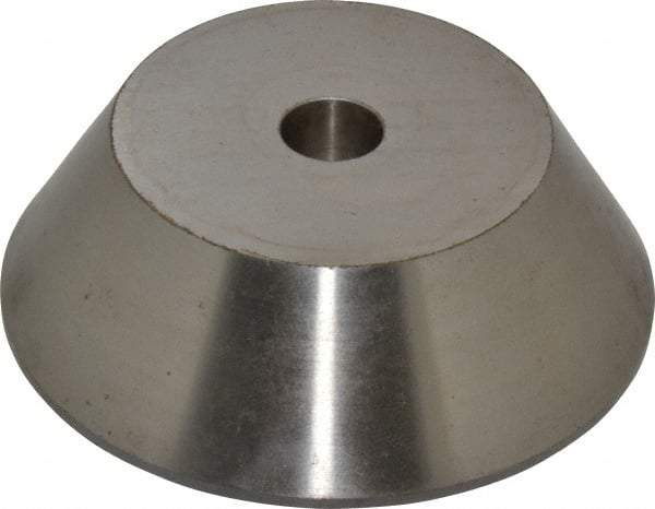 Concentric - 2.17 to 3-1/4" Point Diam, Hardened Tool Steel Lathe Bell Head Point - Compatible with Live Centers - Strong Tooling