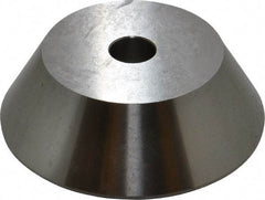 Concentric - 3.21 to 4.8" Point Diam, Hardened Tool Steel Lathe Bell Head Point - Compatible with Live Centers - Strong Tooling