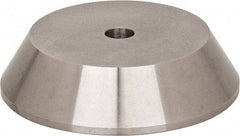 Concentric - 2.46 to 3.32" Point Diam, Hardened Tool Steel Lathe Bell Head Point - Compatible with Live Centers - Strong Tooling