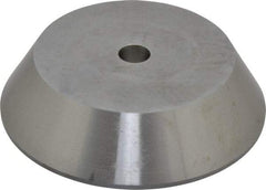 Concentric - 3.14 to 4.22" Point Diam, Hardened Tool Steel Lathe Bell Head Point - Compatible with Live Centers - Strong Tooling