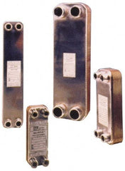 Bell & Gossett - Inch, Brazed Plate Heat Exchanger - Max psi, °F Max," Wide x" High x" Deep - Strong Tooling