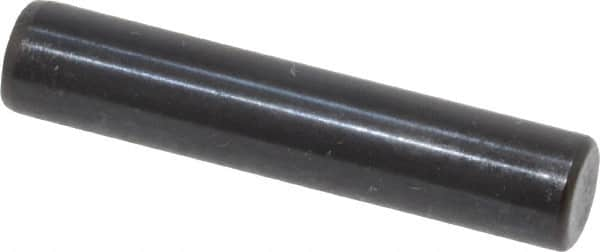 Holo-Krome - 6mm Diam x 30mm Pin Length Grade 8 Alloy Steel Standard Dowel Pin - Black Luster Finish, C 60 (Surface) & C 50-58 Hardness, 1 Beveled & 1 Rounded End - Strong Tooling