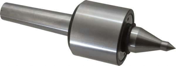 Riten - MT4 Taper Shank, 3-1/16" Head Diam 4,500 Lb Capacity Live Center - 5,000 Max RPM, 2-25/32" Head Length, 1/2" Point Diam, 2-5/8" Point Len, 1,100 Lb Max Workpc, 3/4" Long Tip, 3/4" Tip Diam, Long Point - Strong Tooling