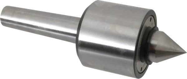 Riten - MT4 Taper Shank, 3-1/16" Head Diam 4,500 Lb Capacity Live Center - 4,000 Max RPM, 2-25/32" Head Length, 1-3/8" Point Diam, 1-13/16" Point Len, 2,100 Lb Max Workpc, Standard Point - Strong Tooling