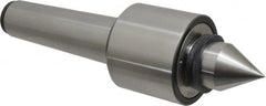 Riten - MT5 Taper Shank, 3-1/8" Head Diam 6,800 Lb Capacity Live Center - 4,000 Max RPM, 2-7/16" Head Length, 1-9/16" Point Diam, 2-3/8" Point Len, 2,900 Lb Max Workpc, Standard Point - Strong Tooling