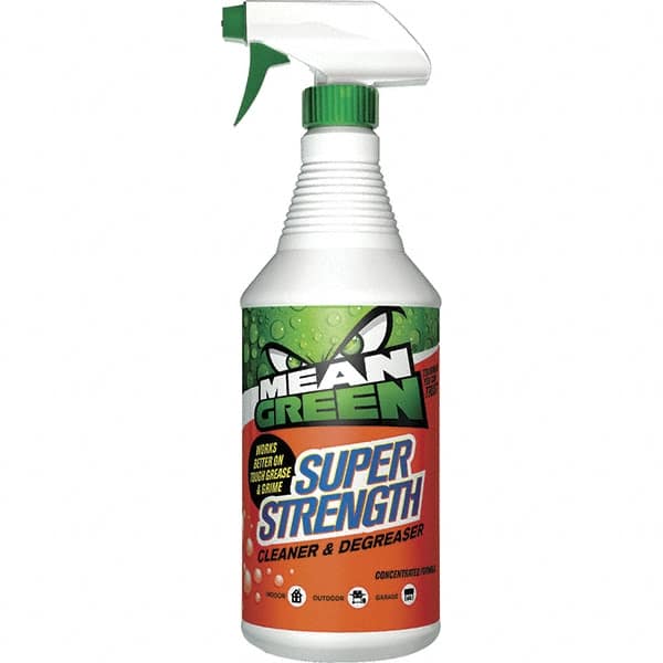 Mean Green - 32 oz Spray Bottle Cleaner/Degreaser - Liquid, Biodegradable, Low Odor - Strong Tooling