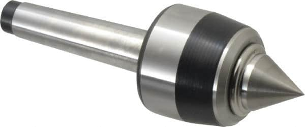 Royal Products - MT2 Taper Shank, 1-3/4" Head Diam 3,085 Lb Capacity Live Center - 6,000 Max RPM, 1.47" Head Length, 7/8" Point Diam, 1.01" Point Len, 725 Lb Max Workpc, 5-9/32" OAL, Standard Point - Strong Tooling