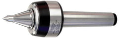 Royal Products - MT6 Taper Shank, 4" Head Diam 8,420 Lb Capacity Live Center - 3,500 Max RPM, 3.15" Head Length, 2" Point Diam, 3" Point Len, 2,420 Lb Max Workpc, 13-29/32" OAL, 3/4" Tip Diam, Long Point - Strong Tooling