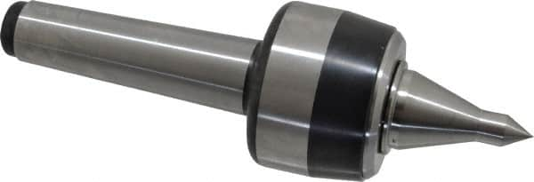 Royal Products - MT4 Taper Shank, 2.68" Head Diam 5,170 Lb Capacity Live Center - 4,500 Max RPM, 1.98" Head Length, 1-1/4" Point Diam, 2.18" Point Len, 1,120 Lb Max Workpc, 8-5/8" OAL, 1/2" Tip Diam, Long Point - Strong Tooling