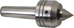 Royal Products - MT5 Taper Shank, 3-1/2" Head Diam 2,880 Lb Capacity Live Center - 3,500 Max RPM, 2.64" Head Length, 1-1/2" Point Diam, 1.79" Point Len, 1,070 Lb Max Workpc, 10-1/16" OAL, Changeable Standard Point - Strong Tooling