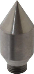 Royal Products - 5/8-18" Thread, 3MT Taper, 1" Point Diam, Tool Steel Lathe Extended Point - 1-7/8" OAL - Strong Tooling