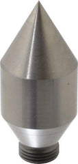 Royal Products - 3/4-16" Thread, 4MT & 5MT Taper, 1/4 to 1-3/8" Point Diam, Tool Steel Lathe Extended Point - 2-11/32" OAL - Strong Tooling