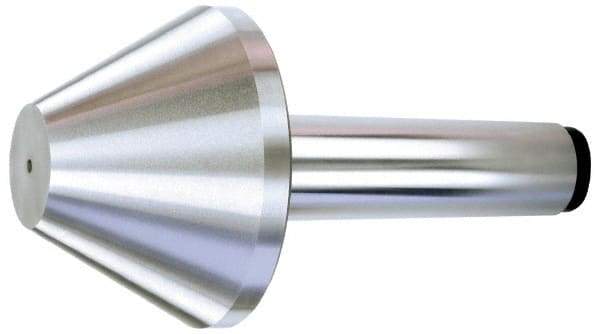 Royal Products - MT5 Taper Shank, 6.15" Head Diam 5,950 Lb Capacity Live Center - 3,500 Max RPM, 3-5/8" Head Length, 2-1/2" Point Diam, 3.6" Point Len, 1,450 Lb Max Workpc, 9-5/16" OAL, Bull Nose Point - Strong Tooling