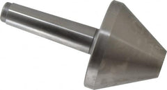 Royal Products - MT4 Taper Shank, 4.15" Head Diam 3,410 Lb Capacity Live Center - 4,500 Max RPM, 3" Head Length, 1-1/4" Point Diam, 3.01" Point Len, 860 Lb Max Workpc, 7-9/16" OAL, Bull Nose Point - Strong Tooling