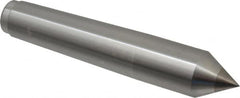 Royal Products - 0.938" Head Diam, Carbide-Tipped Steel Standard Point Solid Dead Center - 3MT Morse Taper, 0.938" Point Diam, 5-1/4" OAL - Strong Tooling