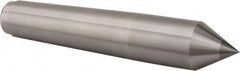 Royal Products - 1.231" Head Diam, Carbide-Tipped Steel Standard Point Solid Dead Center - 4MT Morse Taper, 1.231" Point Diam, 6-3/4" OAL - Strong Tooling