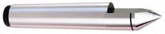 Royal Products - 1.748" Head Diam, Carbide-Tipped Steel Standard Point Half Dead Center - 5MT Morse Taper, 1.748" Point Diam, 8-1/2" OAL - Strong Tooling