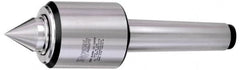 Royal Products - MT5 HD Taper Shank, 3.82" Head Diam 5,300 & 10,540 Lb Capacity Live Center - 3,000 Max RPM, 3.89" Head Length, 2" Point Diam, 2.31" Point Len, 5,240 Lb Max Workpc, 11-13/16" OAL, Standard Point - Strong Tooling