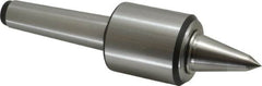 Royal Products - MT4 Taper Shank, 2.45" Head Diam 1,905 Lb Capacity Carbide Tipped Live Center - 12,000 Max RPM, 2.78" Head Length, 1-1/4" Point Diam, 2.35" Point Len, 525 Lb Max Workpc, 9-5/8" OAL, 1/2" Tip Diam, Long Point - Strong Tooling