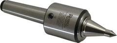 Royal Products - MT4 Taper Shank, 2.45" Head Diam 1,905 Lb Capacity Live Center - 12,000 Max RPM, 2.78" Head Length, 1-1/4" Point Diam, 2.35" Point Len, 525 Lb Max Workpc, 9-5/8" OAL, 1/2" Tip Diam, Long Point - Strong Tooling