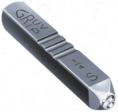 Made in USA - 3/8" Character Size, 8 Character, Heavy Duty Individual Steel Stamp - Steel, Individual - Strong Tooling