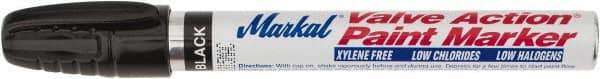 Markal - Black Lead-Free Paint Marker - Alcohol Base Ink - Strong Tooling