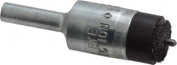 Osborn - 1/2" Brush Diam, End Brush - 1/4" Diam Shank, 3/32" Pilot Diam, 25,000 Max RPM - Strong Tooling