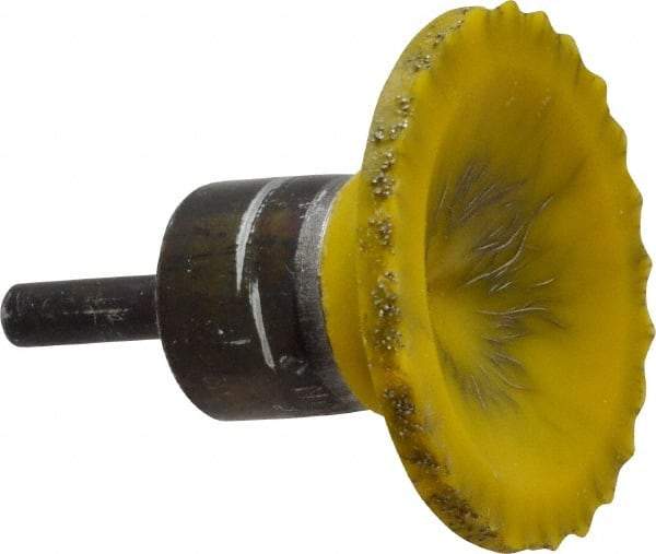 Osborn - 2" Brush Diam, Encapsulated, Flared End Brush - 1/4" Diam Shank, 20,000 Max RPM - Strong Tooling