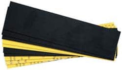 Gravotech - 8 Inch Long x 2 Inch High, Plastic Engraving Stock - Yellow and Black - Strong Tooling