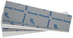 Gravotech - 10 Inch Long x 2 Inch High, Plastic Engraving Stock - Gray and White - Strong Tooling