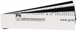 Gravotech - 10 Inch Long x 2 Inch High, Plastic Engraving Stock - White and Black - Strong Tooling