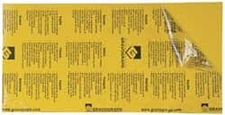 Gravotech - 24 Inch Long x 12 Inch High, Plastic Engraving Stock - Yellow and Black - Strong Tooling