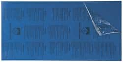 Gravotech - 24 Inch Long x 12 Inch High, Plastic Engraving Stock - Blue and White - Strong Tooling