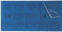 Gravotech - 24 Inch Long x 12 Inch High, Plastic Engraving Stock - Blue and White - Strong Tooling