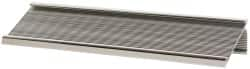 Gravotech - 8 Inch Long x 2 Inch High, Aluminum Desk Plate Holder - Silver - Strong Tooling