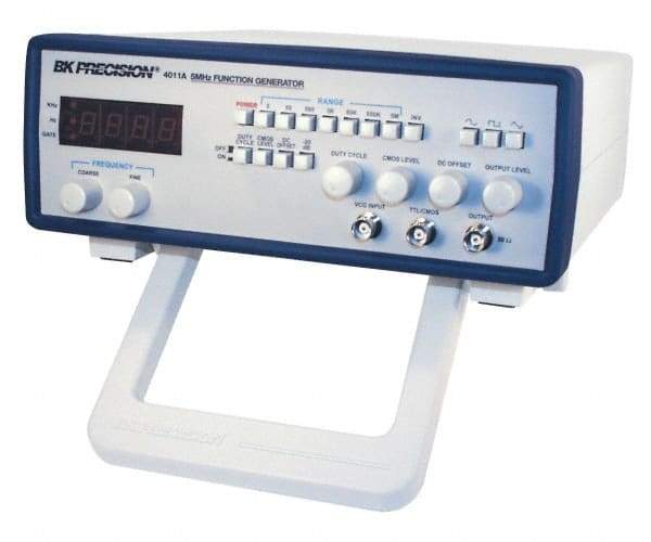 B&K Precision - 500 msec, -20 dB, 50 Ohm, 10 MHz Sine Wave, LED Display, Linear and Logarithmic Function Generator - 10 ppm Wave Accuracy, 20 dB Amplitude, 10 MHz Max Wave Form, Includes Instruction Manual, Output Cable with BNC to Alligator Clips - Strong Tooling