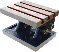 Interstate - 12" OAL x 10" Overall Width x 8" Overall Height, 0 to 90° Tilt Angle, Angle Table - 1/2" T-Slot Width - Strong Tooling