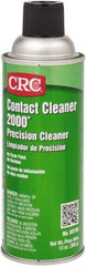 CRC - 13 Ounce Aerosol Contact Cleaner - 30,800 Volt Dielectric Strength, Nonflammable, Food Grade - Strong Tooling