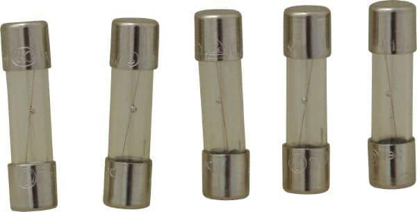 Ferraz Shawmut - 250 VAC, 1 Amp, Time Delay Miniature Glass Fuse - Clip Mount, 20mm OAL, 5mm Diam - Strong Tooling