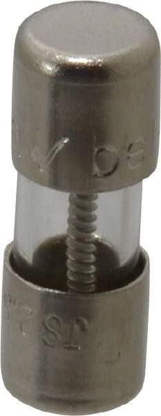 Ferraz Shawmut - 350 VAC, 2.5 Amp, Time Delay Miniature Glass Fuse - Clip Mount, 15mm OAL, 10 at 125 V kA Rating, 5mm Diam - Strong Tooling