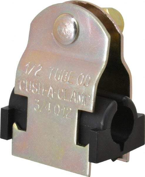 ZSI - 1/2" Pipe, Tube Clamp with Cushion - Dichromate - Strong Tooling