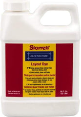 Starrett - Blue Layout Fluid - 16 Ounce Can - Strong Tooling