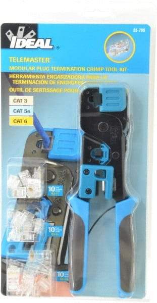 Ideal - Crimp Kit - RJ11 & RJ45 Compatible - Strong Tooling