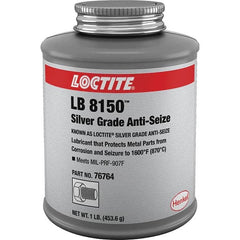 Loctite - 1 Lb Can High Temperature Anti-Seize Lubricant - Silver Colored, 1,600°F, Silver Colored, Water Resistant - Strong Tooling