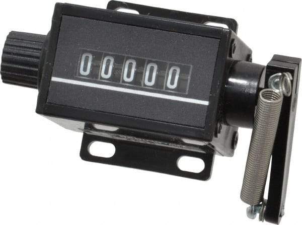 Trumeter - 5 Digit Wheel Display Counter - Manual Reset - Strong Tooling