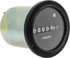 Trumeter - 6 Digit Wheel Display Hour Meter - No Reset - Strong Tooling