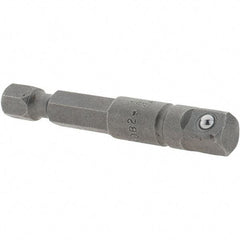 Apex - 1/4" Square Size Hex to Square Extension - 1/4" Hex Drive, 2" OAL - Strong Tooling