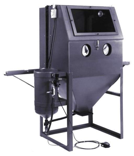 Econoline - 84" Wide x 76" High x 32" Deep Sandblasting Cabinet - Working Dimensions 36" Wide x 36" High x 30" Deep - Strong Tooling