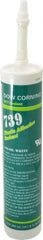 Dow Corning - 10.1 oz Cartridge White RTV Silicone Joint Sealant - -49 to 392°F Operating Temp, 75 min Tack Free Dry Time, 24 to 72 hr Full Cure Time, Series 739 - Strong Tooling