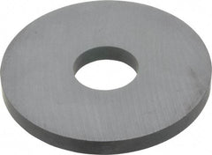 Mag-Mate - 0.875" ID x 2.875" OD Ceramic Ring Magnet - 0.25" Thick, 350°F Max Operating Temp - Strong Tooling